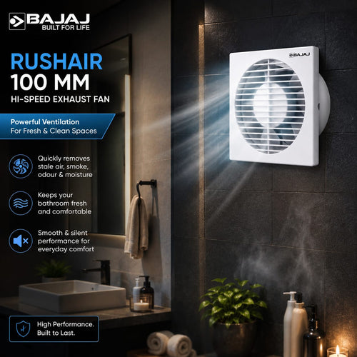 Bajaj exhaust fan , best for kitchen , bathroom and office ventilation 