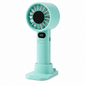portable Hand Fan | Mini fan |Portable Handheld Fan with Digital Display & Table Stand – 120 Speed Levels
