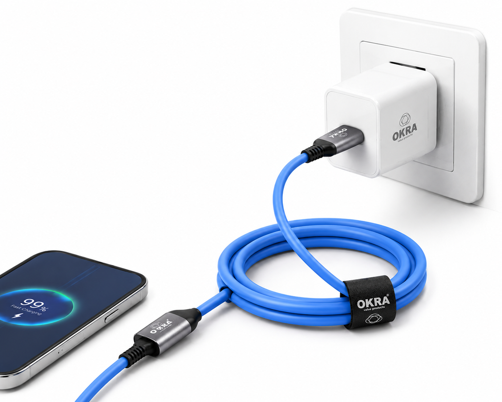 Metal USB Data Cable (Type-B)