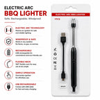Electric Arc BBQ Lighter| Rechargeable Windproof Flameless Lighter