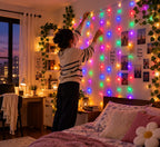 LEEWAY Multicolour LED Decorative String Lights - 14 Mode Remote Control Fairy Lights for Diwali, Festivals and Home Decoration