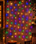 LEEWAY Multicolour LED Decorative String Lights - 14 Mode Remote Control Fairy Lights for Diwali, Festivals and Home Decoration
