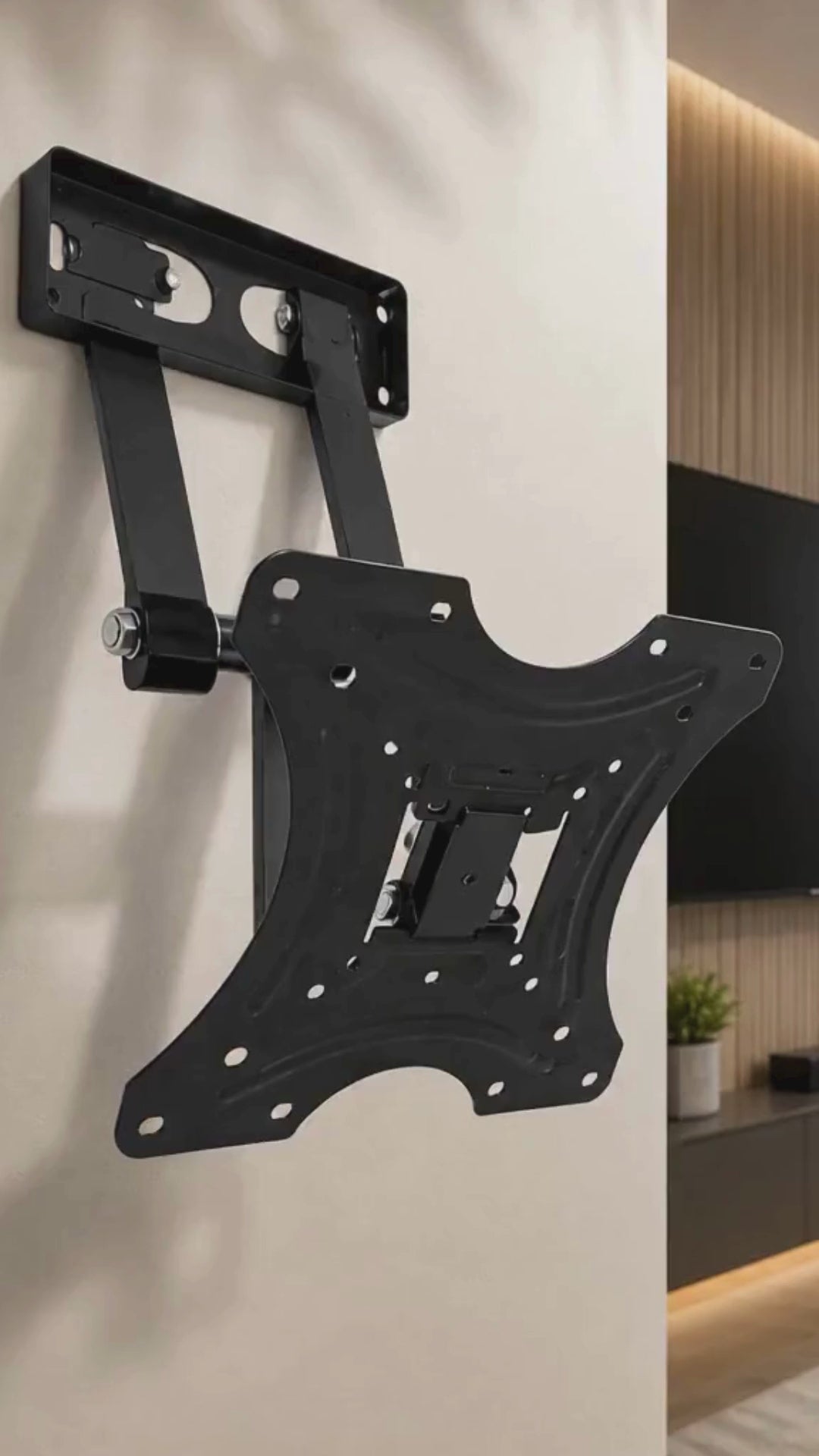 Strong iron wall bracket for LED TV 